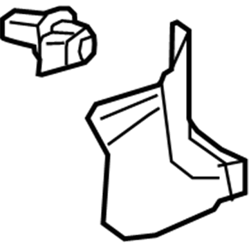 Toyota 62101-06120-A1 Cowl Trim, Passenger Side