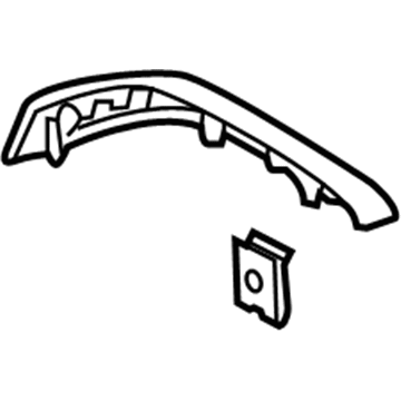 Toyota 58834-0E110-A0 Upper Trim, Flaxen, Passenger Side