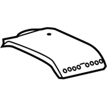 Toyota 58906-0E020-A0 Compartment Door, Flaxen, Rear