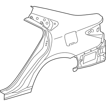 Toyota 61602-06100 Quarter Panel