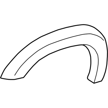 Toyota 75871-0C902 Wheel Flare, Passenger Side