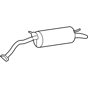 Toyota Prius Exhaust Pipe - 17430-21580