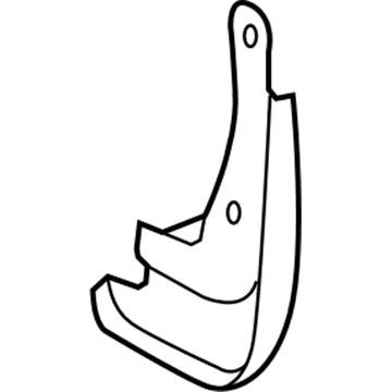 Toyota 76621-52030 Mud Guard, Passenger Side