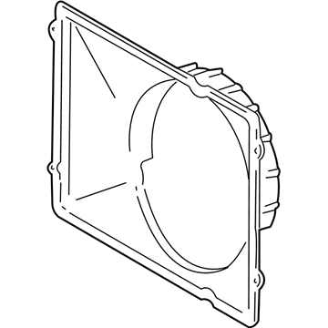 Toyota Sequoia Fan Shroud - 16711-0F030
