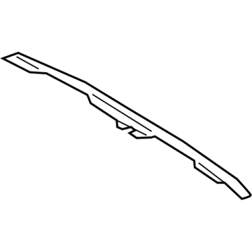 Toyota 63143-12200 Roof Bow, Carbon Fiber, Front Center