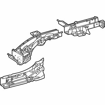 Toyota 57601-42190 Rear Rail Assembly