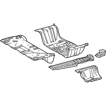 Toyota bZ4X Floor Pan - 58301-42330