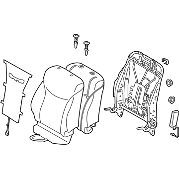 Toyota 71440-47610-E3 Seat Back Assembly