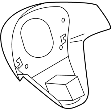 Toyota Yaris Steering Column Cover - 45184-WB002