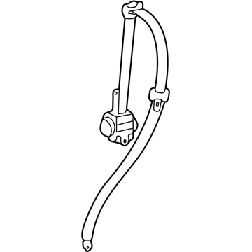 Toyota Seat Belt - 73360-60491-E0