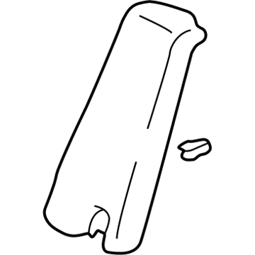 Toyota 62510-42020-B1 Lock Pillar Trim, Passenger Side