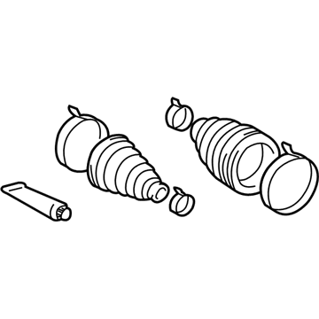 Toyota 04438-0C020 Boot Kit, Front