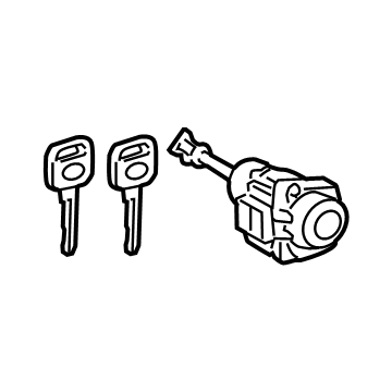 Toyota RAV4 Door Lock Cylinder - 69005-42810