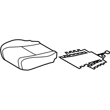 Toyota 71071-0E090-C0 Cushion Cover