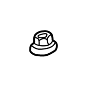Toyota 90189-06048 Mud Guard Retainer, Front