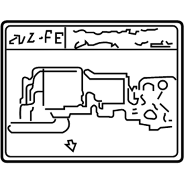 Toyota 17792-50191 Vacuum Diagram