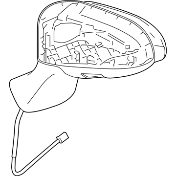 Toyota Car Mirror - 87901-0T041-B2
