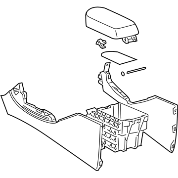 Toyota RAV4 Center Console Base - 58901-0R010-E0