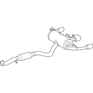 Toyota GR Corolla Exhaust Pipe - 17405-18090