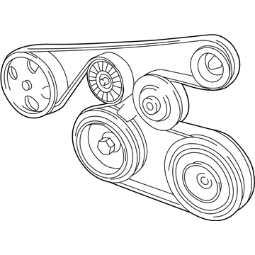 Toyota Matrix Drive Belt - 90916-02793