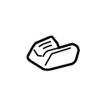 Toyota 72996-60080-A1 Cover,  NO.3 Seat Leg,  Rear RH