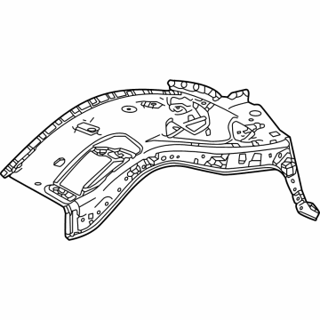 Toyota 53703-0C010 Apron Rear Panel