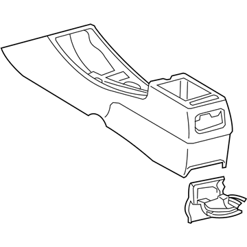 Toyota Corolla Center Console Base - 58901-02130-E0