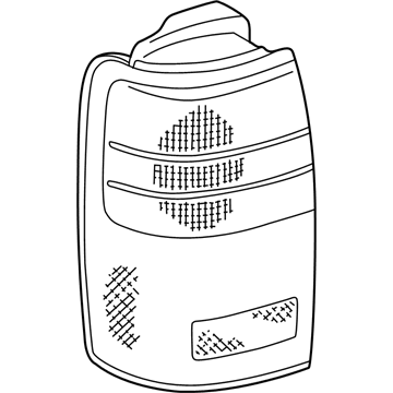 Toyota 81551-35120 Lens & Housing, Passenger Side
