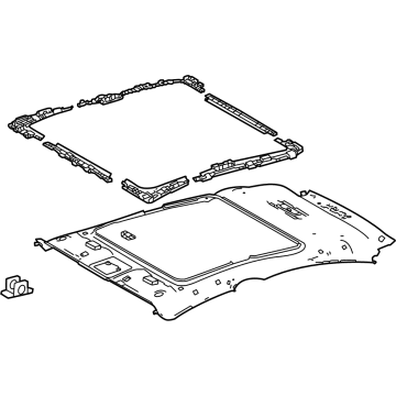 Toyota 63310-47300-B2 Headliner, Gray