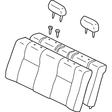 Toyota 71480-02500-B1 Seat Back Assembly