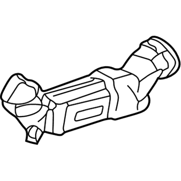 Toyota 55844-60130 Heater Duct, Front