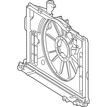 Toyota 16711-0T131 Cooling Shroud