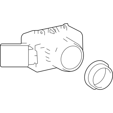 Toyota bZ4X Parking Assist Distance Sensor - 89341-K0060-C1