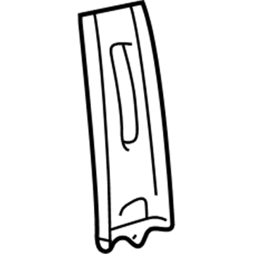 Toyota 62410-33110-A1 Upper Center Pillar Trim, Passenger Side