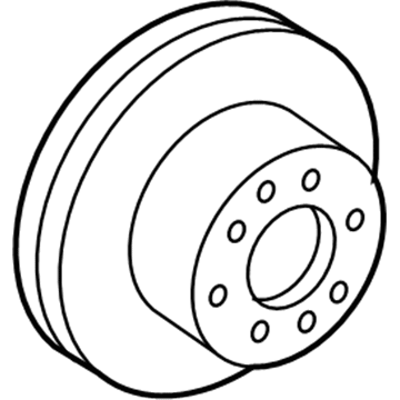 Toyota 43512-08040 Rotor, Front