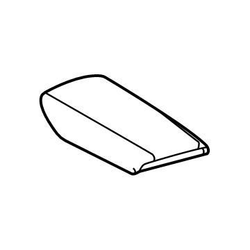 Toyota 58905-48120-B0 Armrest Pad, Gray, Center