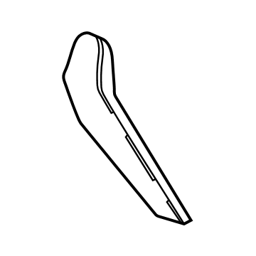 Toyota 58833-48310-B0 Finish Molding, Gray, Center Upper Driver Side