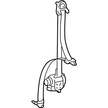 Toyota 73210-0C040-B0 Retractor Assembly