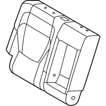 Toyota 71077-0C660-C2 Seat Back Cover