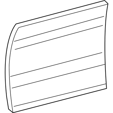 Toyota 67111-60290 Outer Panel, Passenger Side