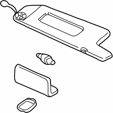 Toyota Solara Sun Visor - 74320-0W012-C1