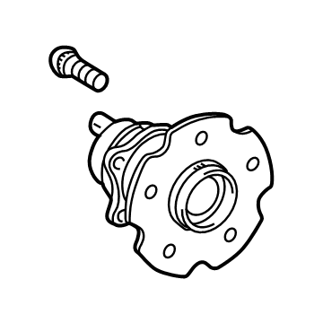 Toyota 42450-47050 Hub Assembly, Rear