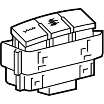 Scion A/C Switch - 84970-12070