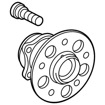 Toyota Corolla Wheel Hub - 42450-02370