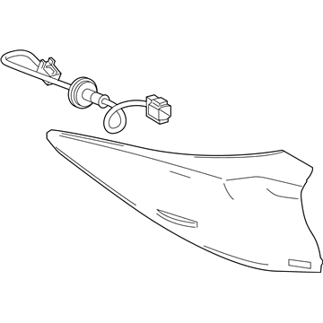Toyota 81550-47340 Combination Lamp, Passenger Side