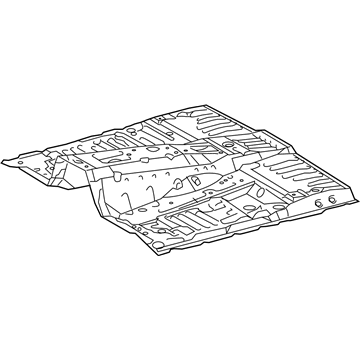 Toyota Land Cruiser Floor Pan - 58111-60B70