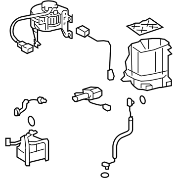 Toyota 88502-60211 Evaporator Case, Center