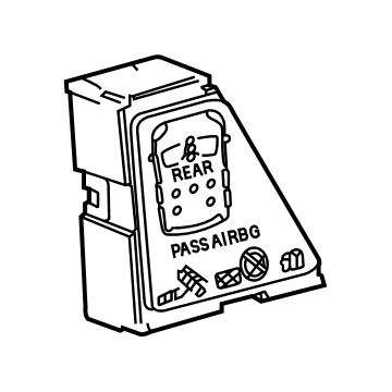 Toyota Highlander Hazard Warning Switch - 83950-0E010