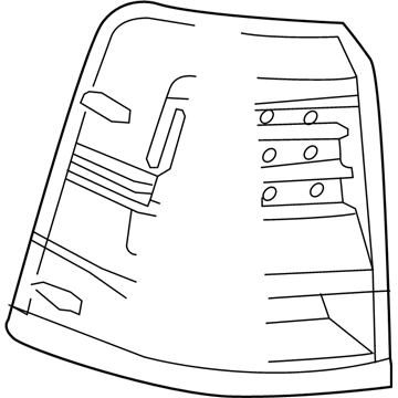 Toyota 81551-60B90 Tail Lamp Assembly, Passenger Side