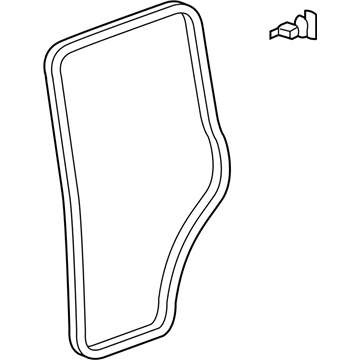 Scion xB Weather Strip - 67872-52030